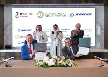 طيران الرياض يعلن عن أول طلب لأسطول للطائرات مكون من 72 طائرة بوينج دريملاينر من طراز 787-9