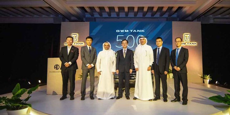 شركة توزيع وتسويق السيارات المحدودة تحتفل في جدة بتقديم تانك 500 للسوق السعودي
