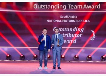 شركة التوريدات الوطنية للسيارات NMS Jetour تحصل على جائزة أفضل موزع