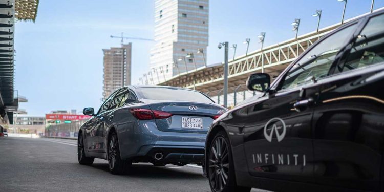 مناهل العالمية وكيل انفينيتي في المملكة تشعل الأجواء في حلبة كورنيش جدة