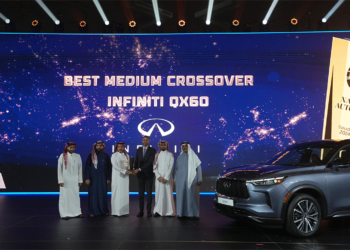 إنفينيتي QX60 تتوج بجائزة أفضل سيارة بريميوم  كروس اوفر لعام 2024 في النسخة الـ12 من الجائزة الوطنية لقطاع السيارات 2024