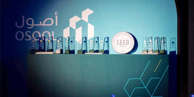 أصول المتكاملة العقارية تحقق شهادات LEED العالمية في الطاقة والتصميم البيئي للمباني