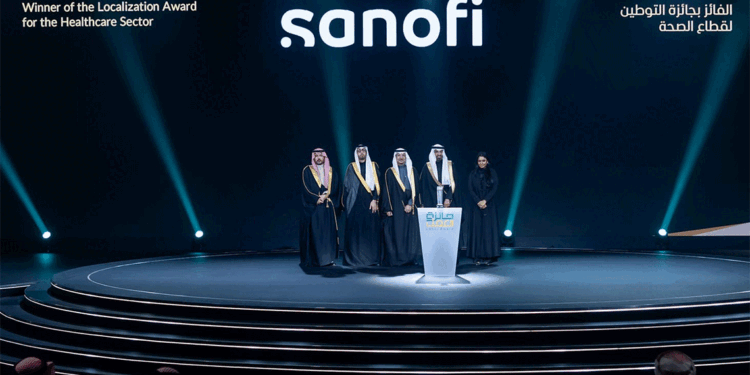 سانوفي تفوز بجائزة التوطين في قطاع الصحة بالمملكة العربية السعودية