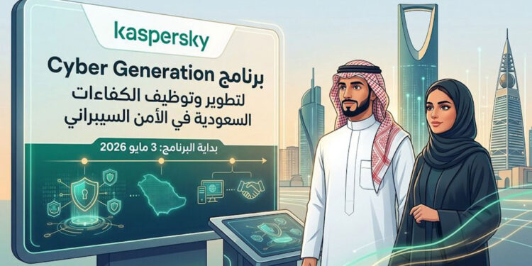 كاسبرسكي تطلق برنامجاً لتطوير وتوظيف الكفاءات السعودية في مجال الأمن السيبراني