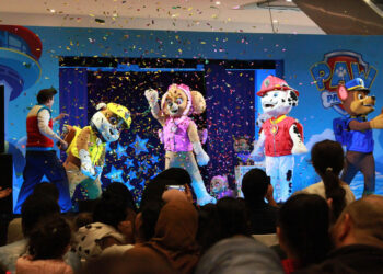 Nickelodeon Paw Patrol live show at Dhahran Mall in Saudi Arabia