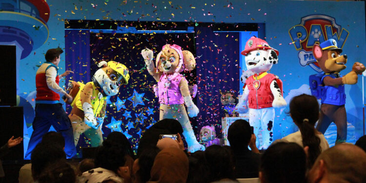 Nickelodeon Paw Patrol live show at Dhahran Mall in Saudi Arabia