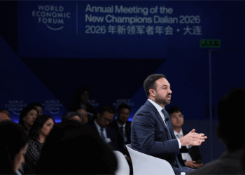 Khaled Sharbatly speaking at Summer Davos 2026 on Saudi Vision 2030 and the future of the regional economy