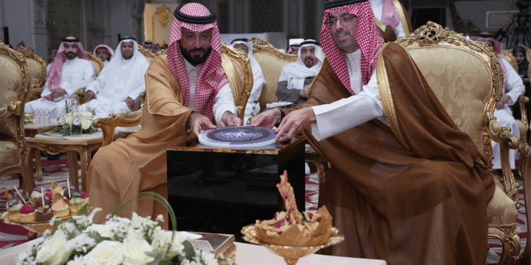 Jeddah Governor attending the silver jubilee celebration of Thamer International Schools in Saudi Arabia